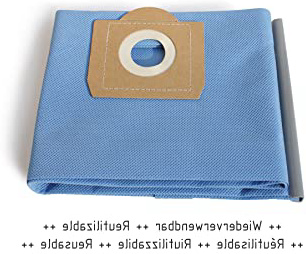 MI:KA:FI Bolsa de filtro reutilizable | para Kärcher Aspiradora en seco y húmedo | WD3 + WD3.200 + WD3.300 M + WD3.500 P + WD5.800 + SE4001 + SE4002 | como 6.959-130.0