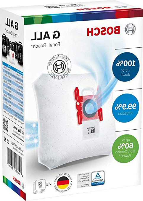 Bosch BBZ41FGALL Bolsas PowerProtect Bolsas para aspirador Bosch tipo G All