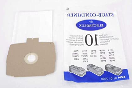 10 Sacchetti Per Aspirapolvere + 10 Profumi Compatibili Con Electrolux Lux1, Classic, Royal, D820 - Carta Multistrato Qualità Premium