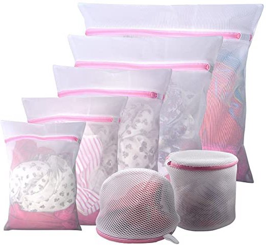YIQI 7 Bolsas de Malla para la Colada, de, Reutilizables y duraderas, para Ropa Delicada, como Blusas, lencería y Ropa de bebé