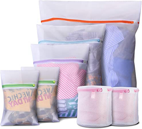7PCS Bolsa de Lavadora Malla,
