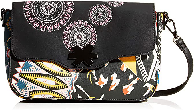 Desigual Bolso GUERNICA AMORGOS Negro de Mujer