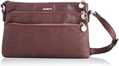 Desigual 19WAXPB7 - Bolso de hombro de Sintético Mujer 17.5x4x27.2 cm (B x H x T)
