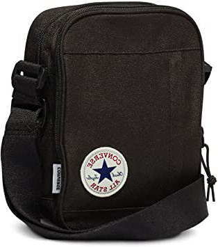 Converse Accesorios Bolso Bandolera, 22 cm, Negro