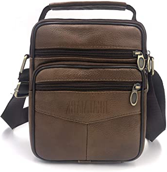 Realmark-Bolso Bandolera de Piel auténtica