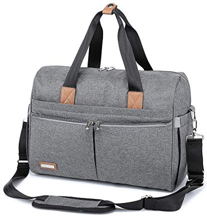 
                
                    
                    
                

                
                    
                    
                        Bolsa Maternal de Pañales RUVALINO, Gran Bolso de Viaje, para el Carrito del Bebé, Elegante para Mamá y Papá, Cambiador de Bebé Convertible para Niños y Niñas con Bolsillos Independientes (gris)
                    
                

                
                    
                    
                
            