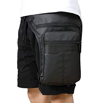 Xieben Motocicleta Bolsa de Pierna de Gota para Hombres Mujeres Paquete de La Cintura del Muslo Viaje Pesca Senderismo Ciclismo Al Aire Libre Bolsa de múltiples Funciones