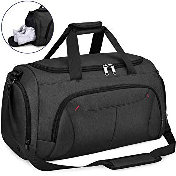 NUBILY Bolsa de Deporte Hombre Bolsas Gimnasio Mujer con Compartimento para Zapatos Bolsos de Viaje Grande Impermeable Deportivos Fin de Semana Travel Gym Bag 40L