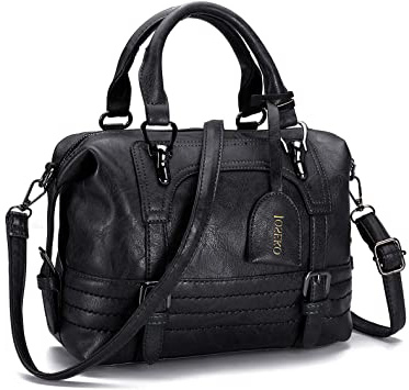 Bolsos de Mujer Retro Bolso Señora Tote, JOSEKO Bolso de Hombro de Cuero Mensajero Bolso Bandolera Bolsillos de Compras Elegantes de la Señora Trabajo Diario Vida Navidad y Fiesta