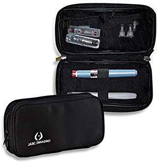 Bolsa Isotérmica Insulina Premium c/ paneles aislantes - Estuche de Viaje p/ Diabéticos - Mantiene insulina y accs a temperatura adecuada - Estuche p/ Epipen - Incluye 2 packs gel frío (accs no incl)