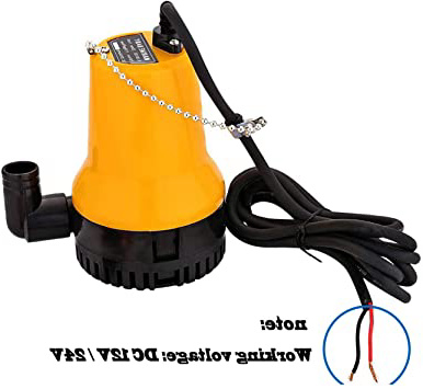 ZHITING Bomba de agua sumergible Clear Swimming DC 12V 50W 4200L / H Limpio Sucio Natación Limpio Piscina Estanque Limpieza Inundación