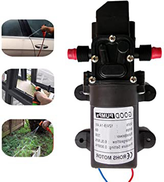 Zology Bomba de Agua de Diafragma Autocebante de Alta Presión Para Lavado de Autos Limpieza de Barcos y Riego de Jardines