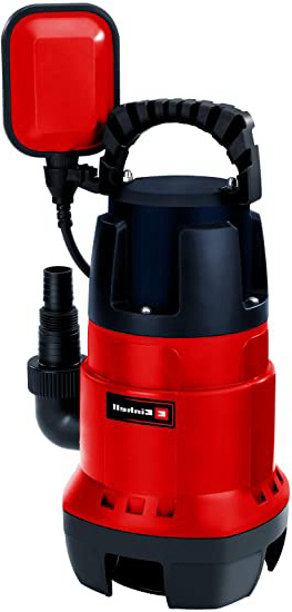 Einhell GC-DP 7835 -Bomba de aguas sucias(780W, capacidad de 15.700 l/h, profundidad max. de inversión 7m, conexión de manguera 47.8mm, cuerpos extraños hasta 35 mm, interruptor de flotador continuo)