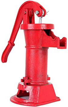 Iglobalbuy Bomba de Mano Bomba de Agua Suministro de Bomba de Agua Lanzador de Hierro Fundido Prensa de succión Bomba de Pozo Patio al Aire Libre Estanques Jardín