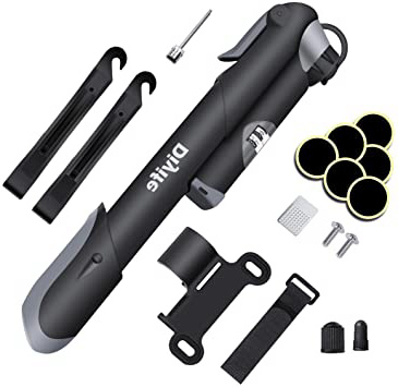 
                
                    
                    
                

                
                    
                    
                        Bomba Para Bicicleta Con Manómetro, [120 PSI] Diyife Mini Bomba De Bicicleta [Set Completo Perfecto], Con Aguja, Kit De Parche, Tapas De VáLvulas Y Montura De Marco Para Presta Y Schrader
                    
                

                
                    
                    
                
            