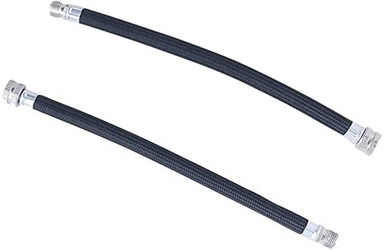 Xiton Tubo de extensión 2pcs Bomba de Bicicleta de la válvula Schrader para inflar con Aire de Manguera de Aire de la Bomba de Accesorios de tuberías