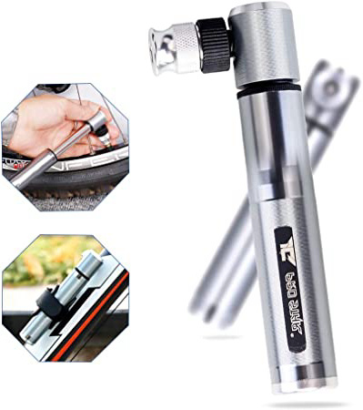 Mini Bomba para Bicicleta portátil Saiveina Bomba de Aire, con Válvulas Presta y Schrader, con 160 PSI, Ideal para Carretera, Montaña, BMX, Cyclocross y Bicicletas Híbridas etc.