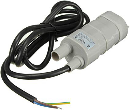UEETEK 10L / M 12V Bomba de agua Bomba para barcos Bomba de agua dulce Bomba sumergible 5M para Estanque de Acuario