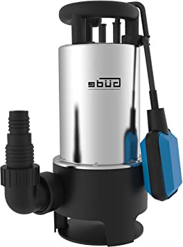 Güde 94639 GS 1103 Pi Bomba sumergible de aguas residuales, 230 V, 1100 W, Plata/Azul/Negro