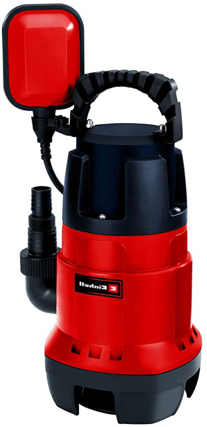 Einhell GC-DP 7835 -Bomba de aguas sucias(780W, capacidad de 15.700 l/h, profundidad max. de inversión 7m, conexión de manguera 47.8mm, cuerpos extraños hasta 35 mm, interruptor de flotador continuo)