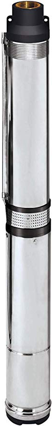 Einhell GC-DW 1300 N - Bomba de agua de profundidad para pozos (1300W, capacidad de 5.000l/h, profundidad max. de 20m, 2 ojales de suspensión, altura de presión 65 m, sistema de impulsor de 10 etapas