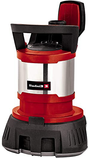 Einhell GE-DP 7330 LL ECO - Bomba de aguas sucias (730W, capacidad de 16500 l/h, profundidad max. de inversión 7m, conexión de manguera 47.8mm, cuerpos extraños hasta 10 mm, interruptor de flotación)