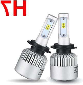 ANTUU H7 Bombillas LED para faros H7 Kit de conversión CSP 8000LM 6500K Bombillas LED de luz blanca fría