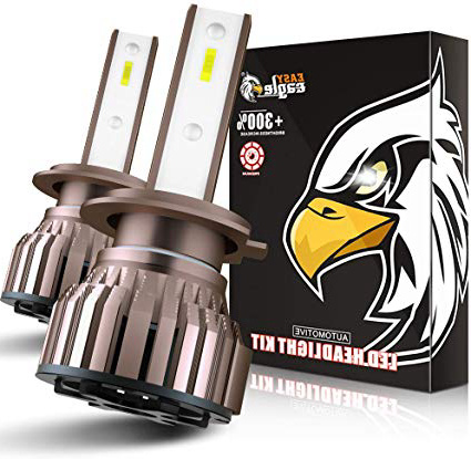 H7 LED 10800LM Bombillas para Montaje de Faros Delanteros de Coches, 12V, 6000K