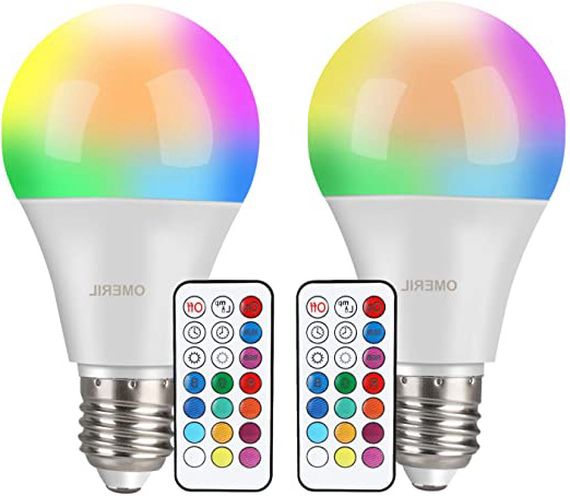 Bombilla LED Colores (2 Pack),