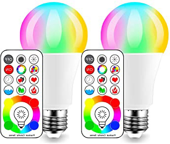 iLC Bombillas Colores RGBW LED