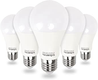 Aigostar - Bombilla LED E27 12W, Luz Blanca Fría 6400K,1020 lúmenes, Ángulo 280°, no regulable - 5 unidades