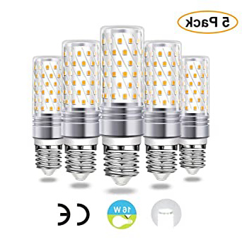 Bombilla LED E27 Maíz Blanco Frio, Wowatt 6000K Maíz Bombilla E27 16W equivalente a bombilla halógena de 120W 1600lm E27 LED Luz Haz de Ángulo 360° 230V No Regulable φ31 x 100mm Paquete de 5