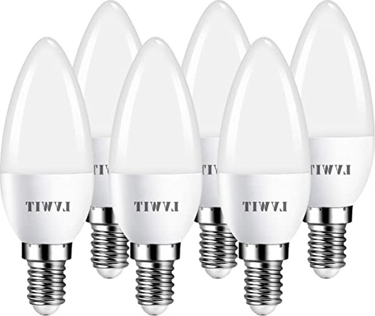 LVWIT Bombillas LED Vela E14