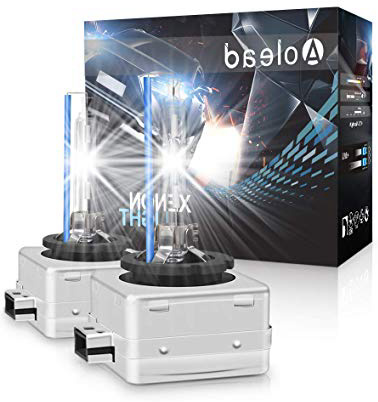 D1S Xenón Bombilla Auto HID Lámpara 35W 8000K, Paquete de 2