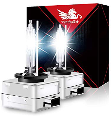 WinPower D1S Bixenon 35W Luz Xenon Bombilla HID Kit Faro Lámpara de descarga gaseosa 12V Coche 6000K White Xtreme Vision (2 Bombillas)