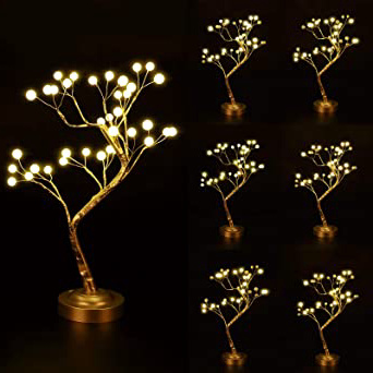 Árbol Bonsái Lámpara de Mesa,