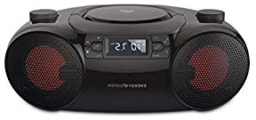 Energy Sistem - Altavoz Boombox 6 (Bluetooth, CD Player, 12 W, LED Lights, USB&SD MP3 Player, FM Radio)