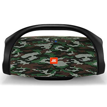 JBL Boombox - Altavoz inalámbrico portátil con Bluetooth, resistente al agua (IPX7), JBL Connect+, hasta 24h de reproducción, color camuflaje