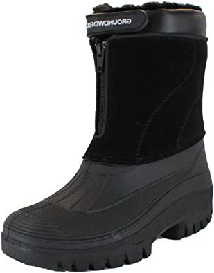 Groundwork LS88 – Botas de nieve impermeables de invierno para hombre, con cremallera