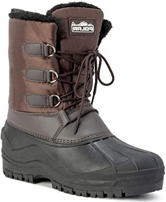 Hombre Muck Ata para Arriba Carta NylEn Invierno Nieve Lluvia Ata para Arriba Impermeable Botas De Pato