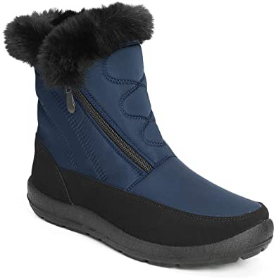 gracosy Botas Nieve Mujer Piel