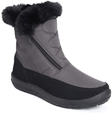 gracosy Botas Nieve Mujer Piel
