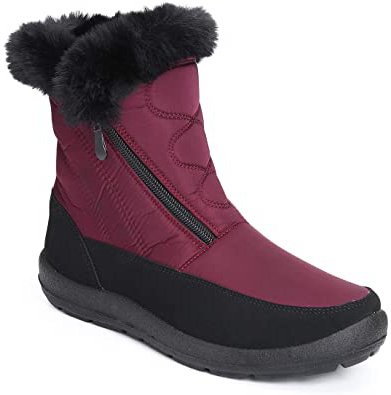 gracosy Botas Nieve Mujer Piel