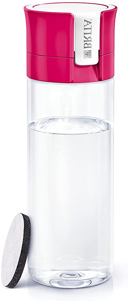 Botella filtrante BRITA Rosa- Filtro Tecnología MicroDisc,