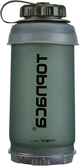 Topnaca Botella de Agua Plegable,