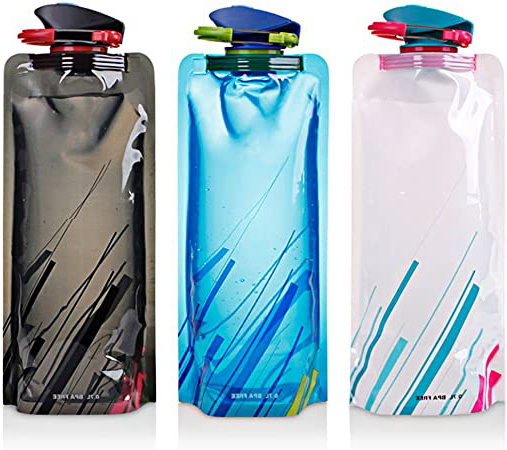 Botella de agua plegable conjunto