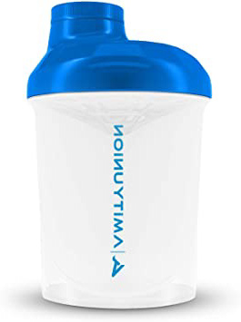 AMITYUNION Protein Shaker White Blue