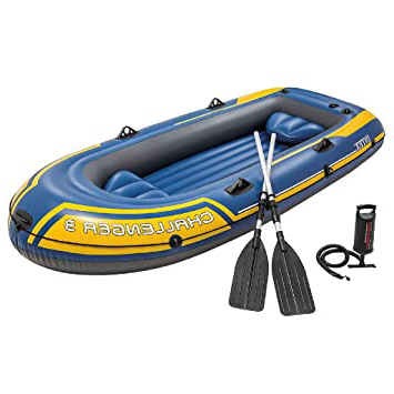 Intex 68370NP - Barca Hinchable Challenger 3 con Remos 295 x 137 x 43 cm