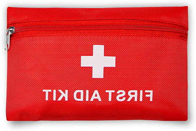 Botiquín de primeros auxilios con 42piezas, bolsa médica portátil, bolsa de supervivencia para emergencias, certificado de CE, ligero y portátil, para coche, hogar, cámping, deportes al aire libre