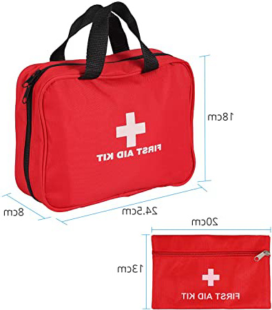 Botiquin de Primeros Auxilios 242 Articulos Estuche Medico de Seguridad para Supervivencia